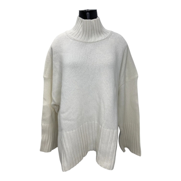 Barbour Womens Sweater Cloud White Size 12 Serena High Neck Jumper Pullover - Picture 8 of 16